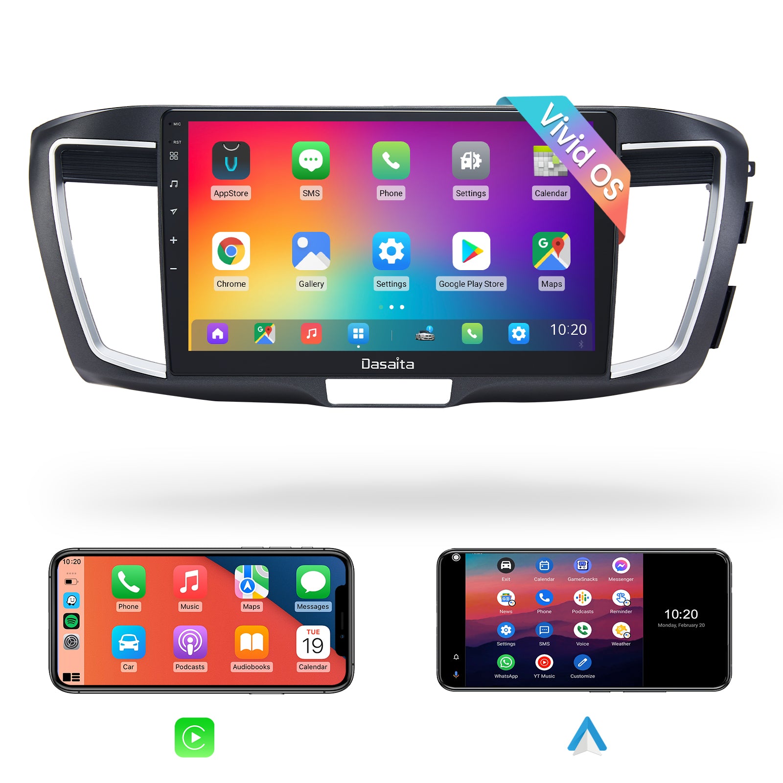XTRONS Estéreo de coche para Ford Focus 2012-2017, Android 12 Octa Core  4GB+64GB Radio de coche, 9 pulgadas IPS pantalla táctil navegación GPS para
