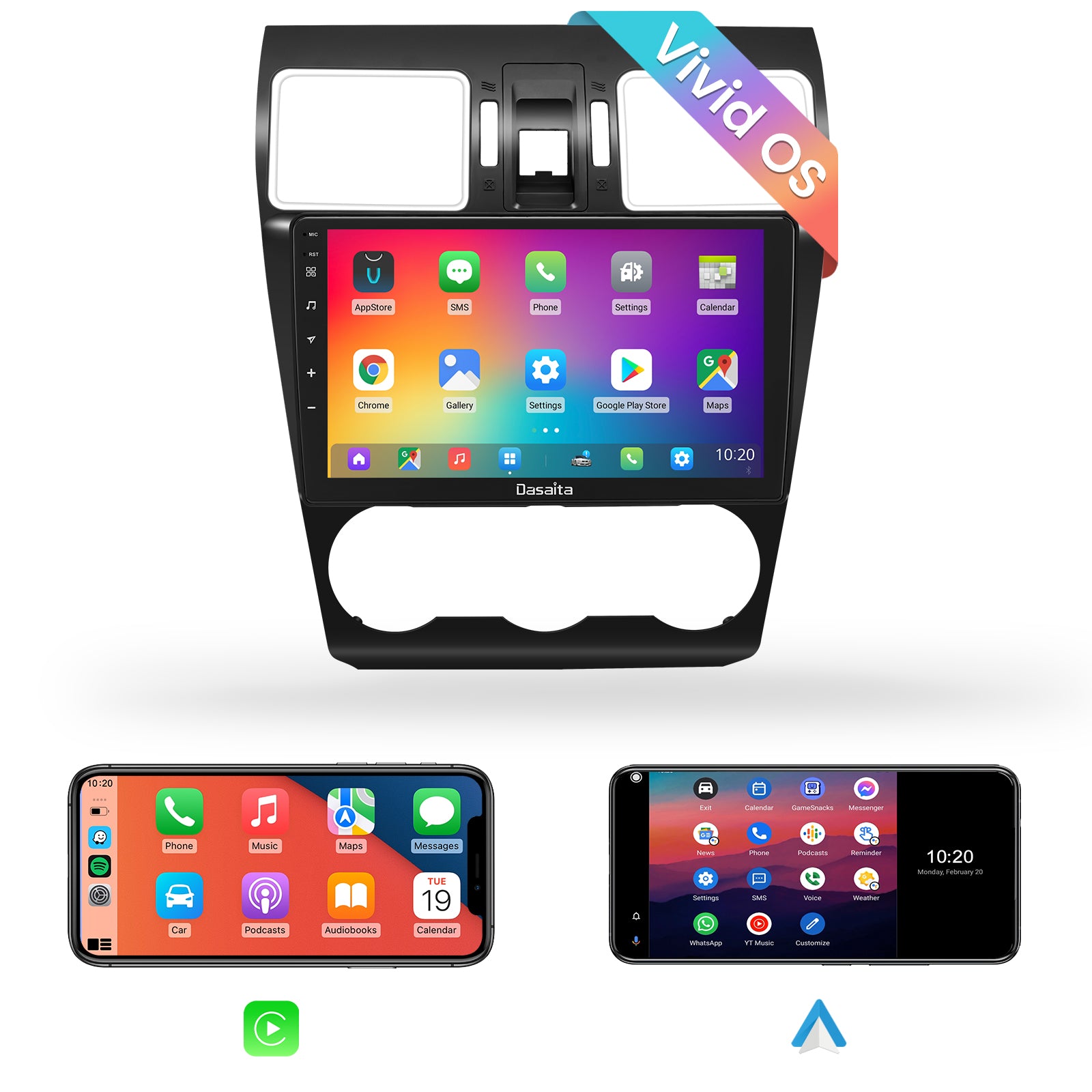 Suzuki Alto 08-14 Wireless Apple CarPlay Android GPS Radio Bluetooth s –