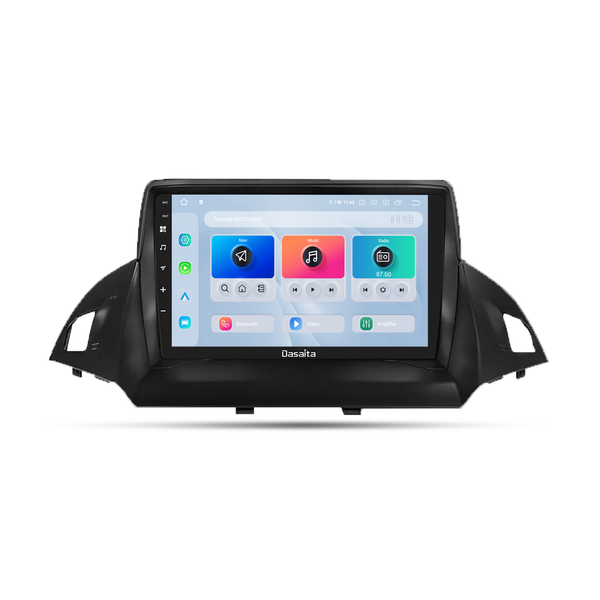 Dasaita Android13 Car Stereo for Ford Kuga Escape 2013-2016 Wireless Carplay & Android Auto Car Radio | Qualcomm 665 | 10.2" QLED Screen | Wifi+4G LTE | 6G+64G | DTS|GPS Navigation Head Unit | Optical Output