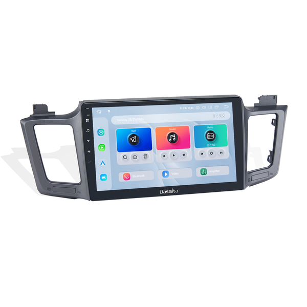 Dasaita Android13 Car Stereo for Toyota RAV4 2013-2018 LHD Wireless Carplay & Android Auto Car Radio | Qualcomm 665 | 10.2" QLED Screen | Wifi+4G LTE | 6G+64G | DTS|GPS Navigation Head Unit | Optical Output