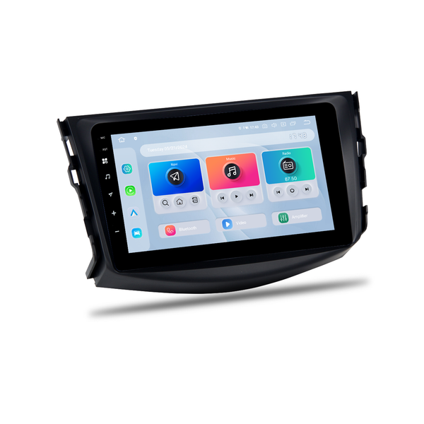 Dasaita Android13 Car Stereo for Toyota RAV4 2007-2011 Wireless Carplay & Android Auto Car Radio | Qualcomm 665 | 9" QLED Screen | Wifi+4G LTE | 6G+64G | DTS|GPS Navigation Head Unit | Optical Output