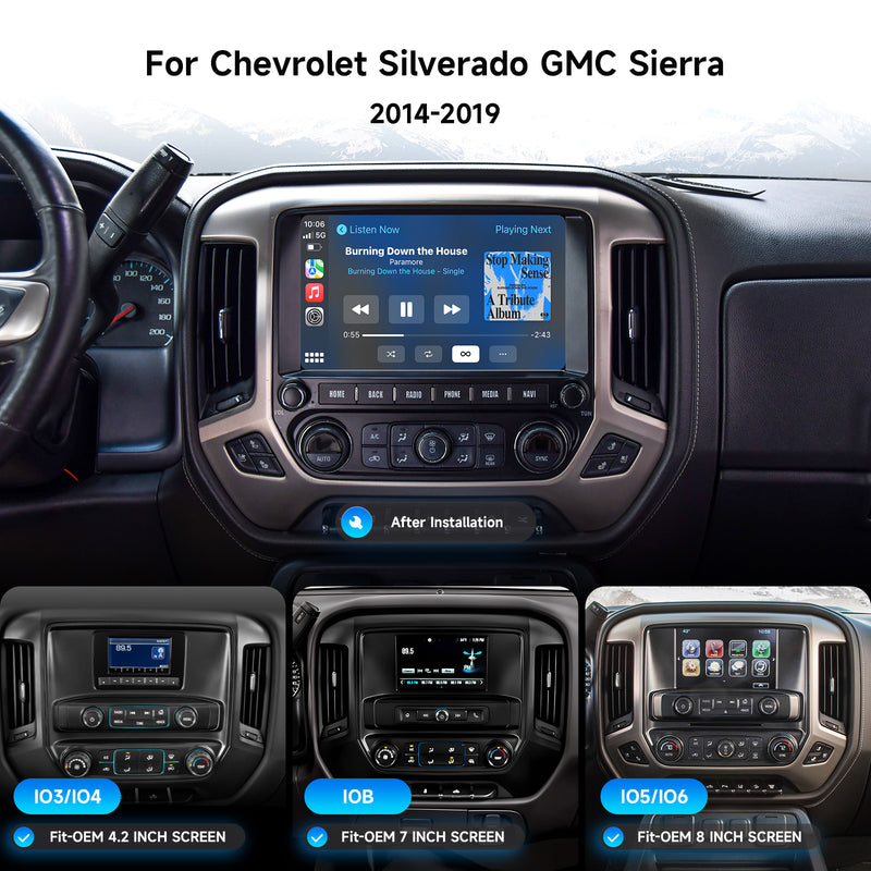 Dasaita Android13 Car Stereo for Chevrolet Silverado GMC Sierra 2014-2019 Wireless Carplay & Android Auto Car Radio | Qualcomm 665 | 11.5" 2K QLED Screen | Wifi+4G LTE |8G+256G | DTS|GPS Navigation Head Unit | Optical Output