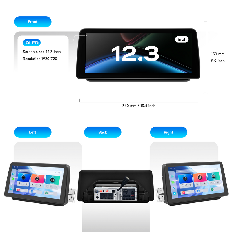 Dasaita Android13 Car Stereo for Toyota RAV4 2019 2020 2021 2022 Wireless Carplay & Android Auto Car Radio | Qualcomm 665 | 12.3" QLED 2K Screen | Wifi+4G LTE | 8+256 | DTS|GPS Navigation Head Unit | Optical Output