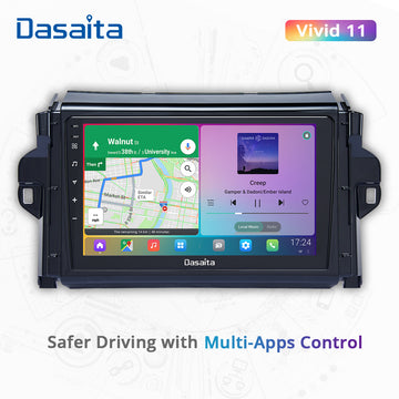 Dasaita Vivid11 Toyota Fortuner 2021 Car Stereo 9 Inch Carplay Android