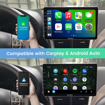 Dasaita Vivid 13.3Inch Double Din Car Stereo 1920*1080 IPS Touch Screen  Android Auto Carplay Car Radio GPS Navigation 4G RAM 64G ROM Android 10