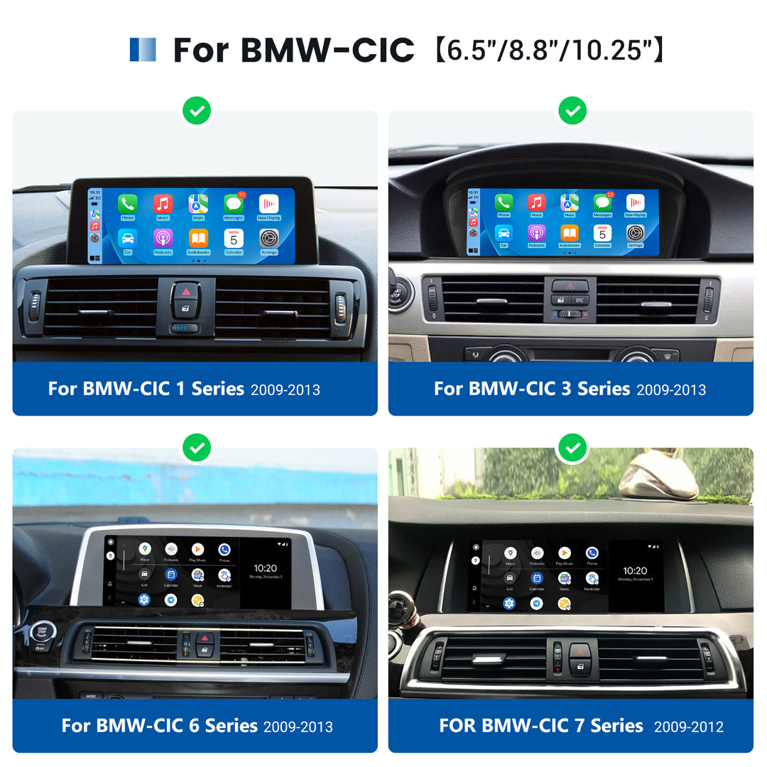 Carplay & Android BMW series 3 F30 F31 F34 2013-2016 + Caméra
