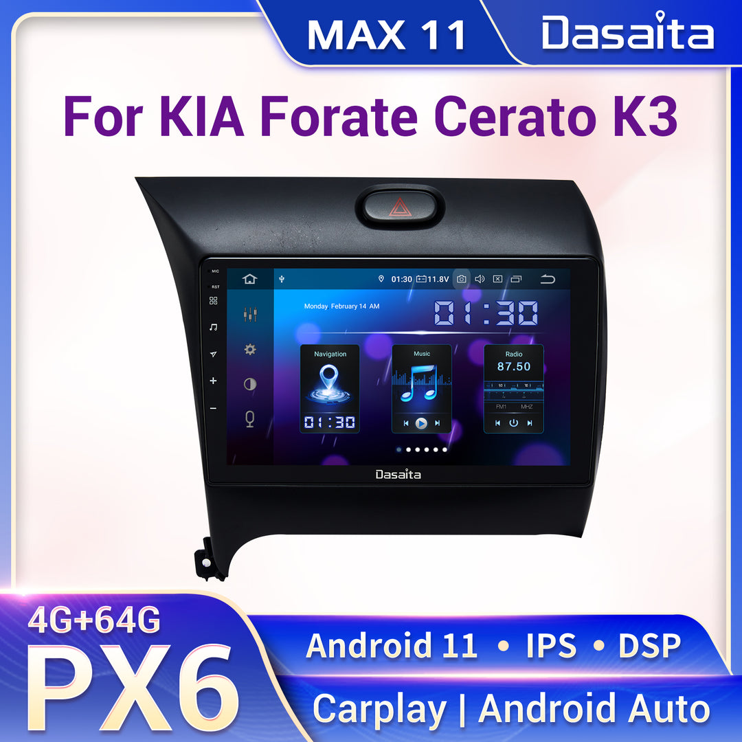 Dasaita MAX11 Universal Double Din Car Stereo 10.2 Inch Carplay Androi