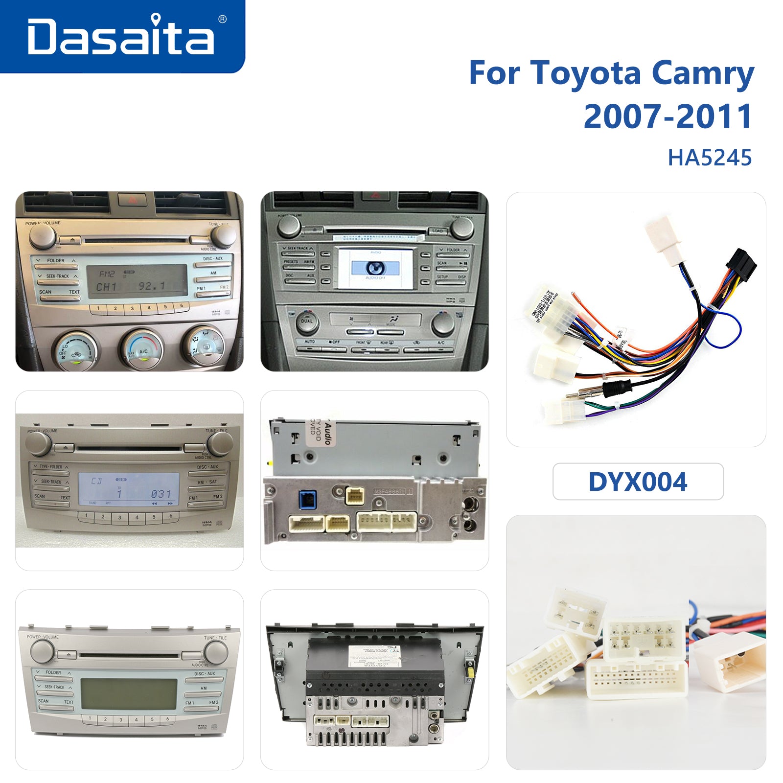 Dasaita MAX Toyota Camry 2007 2008 2009 2010 2011 Car Stereo 9 Inch Ca