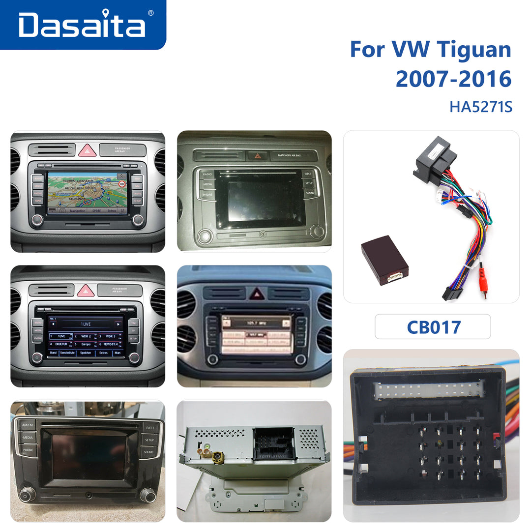 ADMLZQQ Android 11 GPS Navigation Autoradio pour VW Tiguan 2006-2016,Car  Radio Dab Autoradio Stéréo 9 Pouces Tactile Écran Radio Lecteur Multimédia