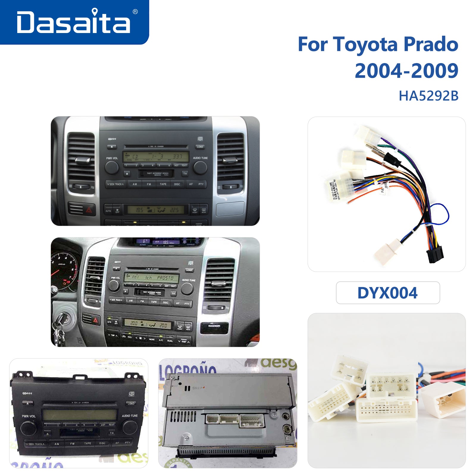 Dasaita MAX11 Toyota Prado 120 2004 2005 2006 2007 2008 2009 Car Stere