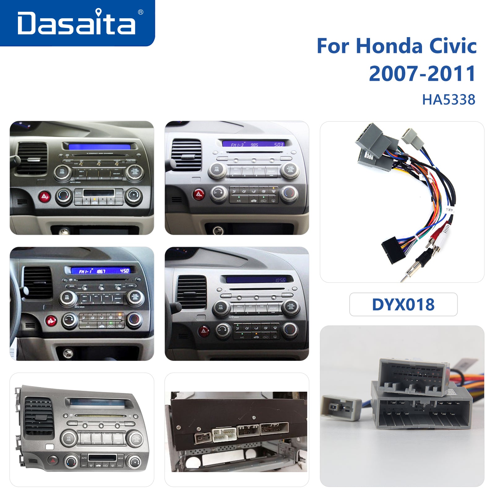 Dasaita MAX11 Honda Civic 2007 2008 2009 2010 2011 LHD Car Stereo 10.2