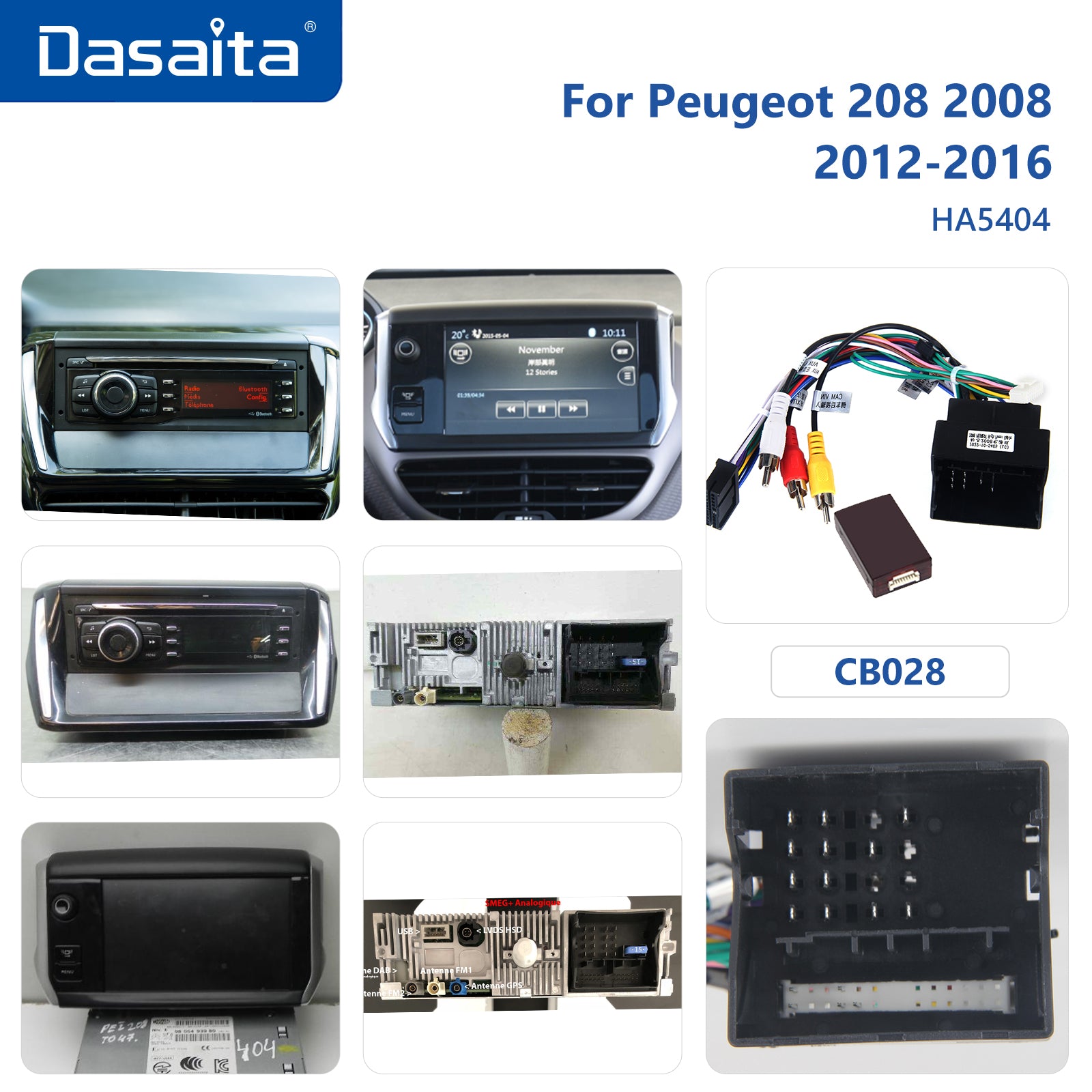 Dasaita MAX10/MAX11 Peugeot 208 2008 2012 2013 2014 2015