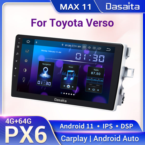 Dasaita Linux Universal 2 Din Car Stereo 6.98 Inch Wireless Wired Carp
