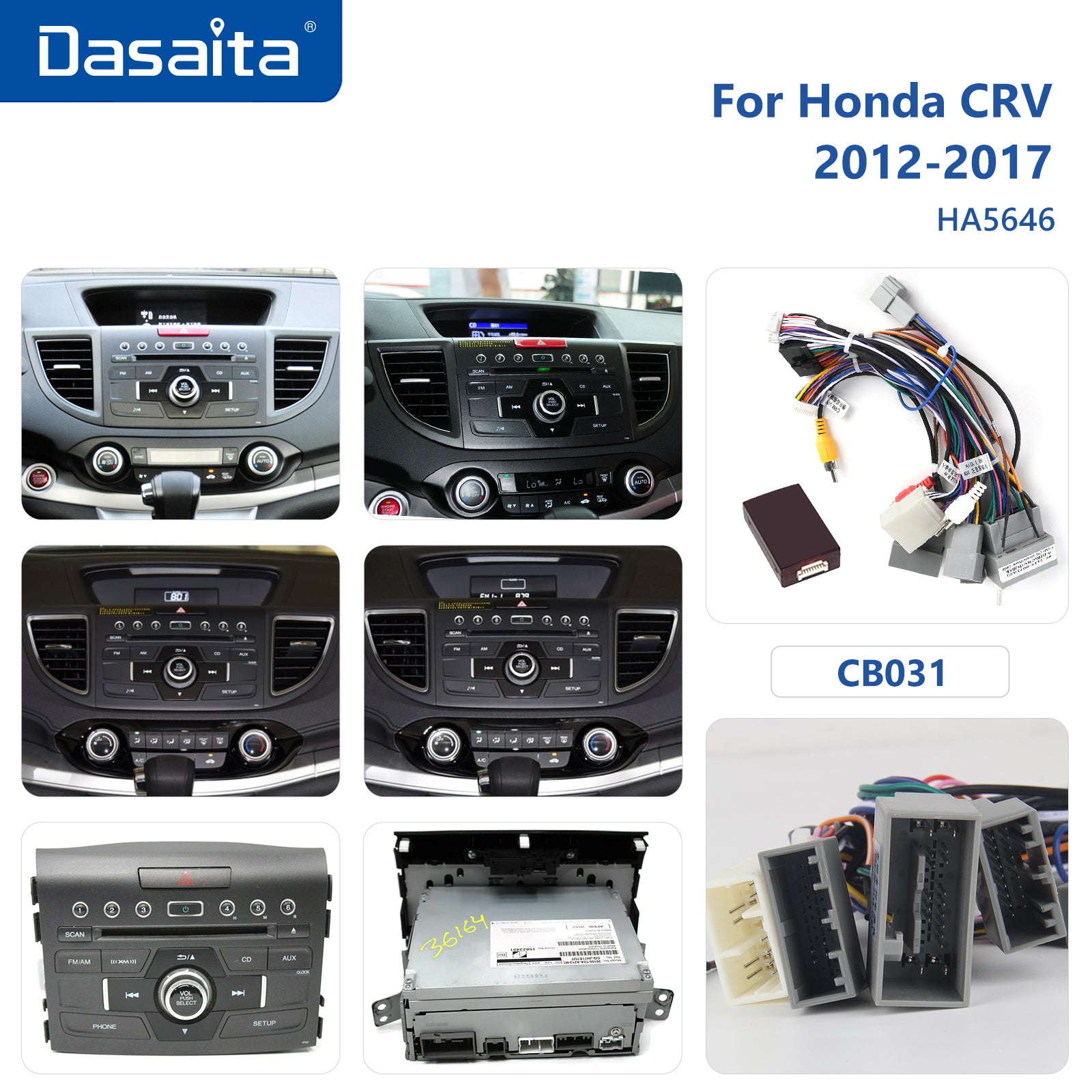 Dasaita MAX11 Honda CRV 2012 2013 2014 2015 2016 2017 Car Stereo 9 Inc