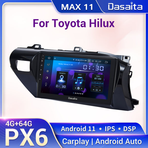 Dasaita MAX11 Toyota Hilux 2016 2017 2018 RHD Car Stereo 10.2 Inch Car